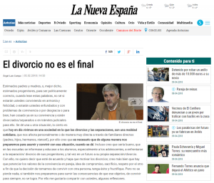“El divorcio no es el final”, por el juez Ángel Luis Campos