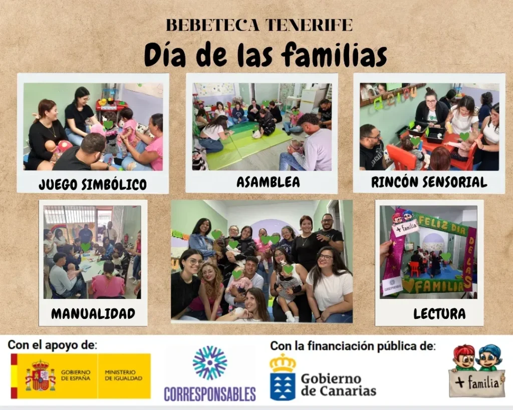 Bebeteca y Club de Ocio Tenerife en +Corresponsables – Día de las familias